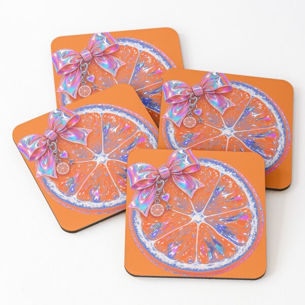 Item preview, Sliced Orange In Indigo designed and sold by lifeinspired4u.