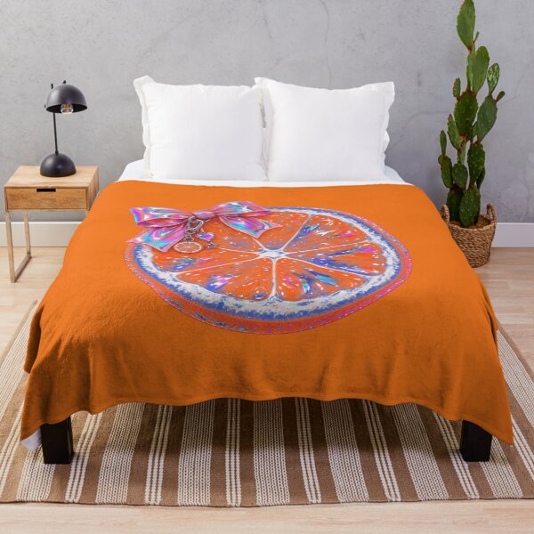 Item preview, Sliced Orange In Indigo designed and sold by lifeinspired4u.