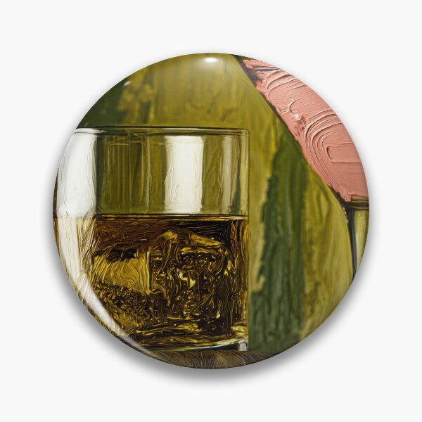 Item preview, Luxury Cigar Lounge with Smoldering Cigar, Whisky Glass and Elegant Pink Cocktail for Relaxation designed and sold by OlfactoART Studio.