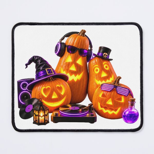 Item preview, Neon Pumpkin DJ Party designed and sold by DansCreations42.