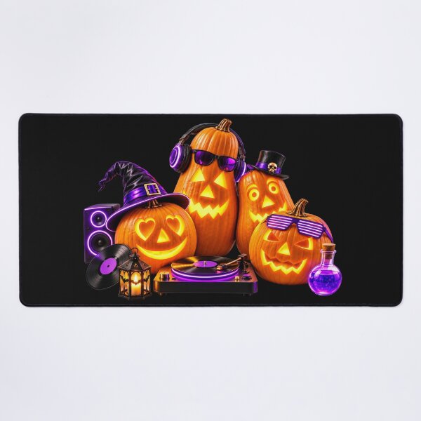 Item preview, Neon Pumpkin DJ Party designed and sold by DansCreations42.