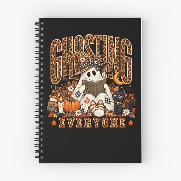Item preview, Ghosting Everyone Witchy Bookish Ghost Halloween Art designed and sold by AmiGraph.