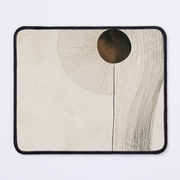Item preview, Wabi sabi and japandi inspired abstract flow of lines designed and sold by filigreedigital.