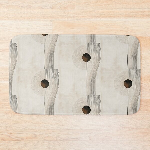 Item preview, Wabi sabi and japandi inspired abstract flow of lines designed and sold by filigreedigital.