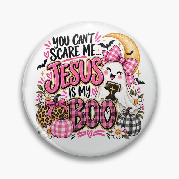 Item preview, Christian Halloween Jesus Is My Boo Cute Ghost designed and sold by EidosEmporiium.