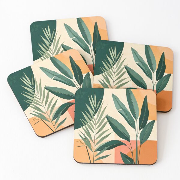 Item preview, Abstract Tropical Foliage designed and sold by Vicky Brago-Mitchell®.