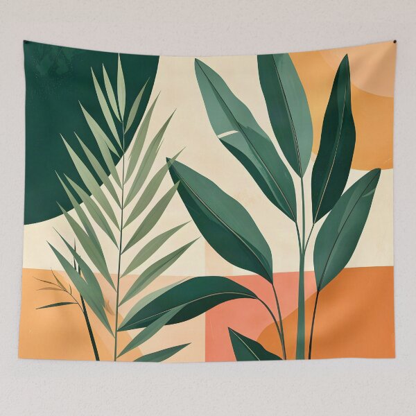 Item preview, Abstract Tropical Foliage designed and sold by Vicky Brago-Mitchell®.
