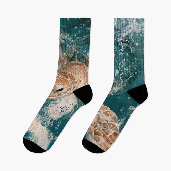 Item preview, beautiful sea turtle splash designed and sold by dcrc.