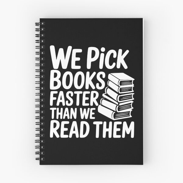 Item preview, We Pick Books Faster Than We Read Them designed and sold by theartfulaspie.