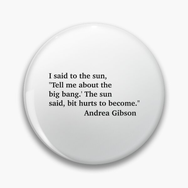 Item preview, Tell Me About The Big Bang - Andrea Gibson designed and sold by CamieHilliard.