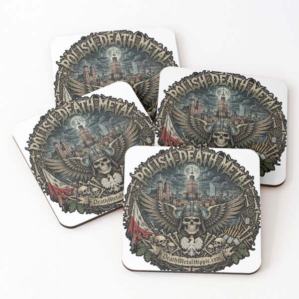 Item preview, Polish Death Metal — Winged Hussar Skull designed and sold by Death Metal Hippie.