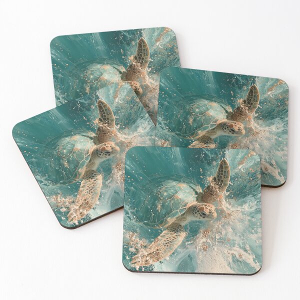 Item preview, beautiful sea turtle splash designed and sold by dcrc.