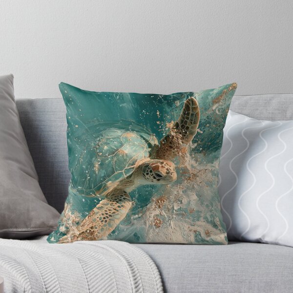 Item preview, beautiful sea turtle splash designed and sold by dcrc.