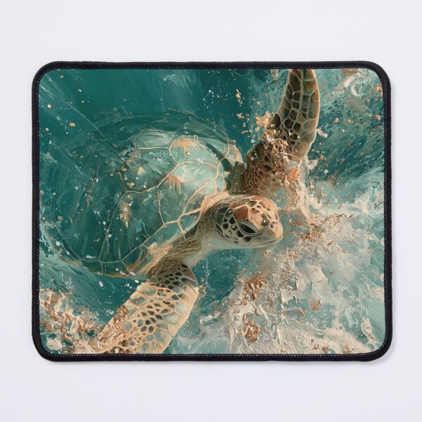 Item preview, beautiful sea turtle splash designed and sold by dcrc.