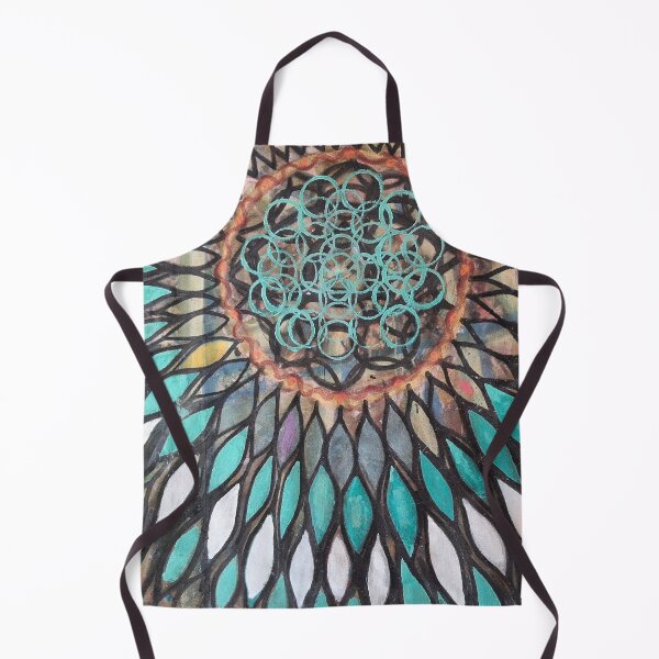 Item preview, THE MEDALLION•FLOWER OF LIFE•TURQUOISE MANDALA•VISIONARY ART•ORIGINAL ART•ABEL LUGO•LSV designed and sold by Lugo Sunset Visions.