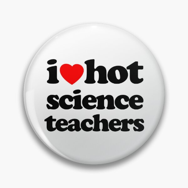 Item preview, I Love Hot Science Teachers STEM Geek Graphic Black Text designed and sold by MathWare MathClips.