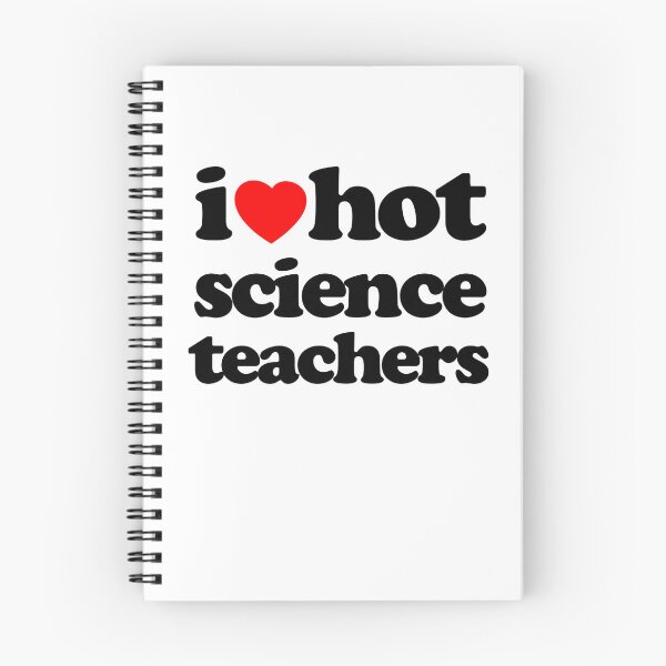 Item preview, I Love Hot Science Teachers STEM Geek Graphic Black Text designed and sold by MathWare MathClips.