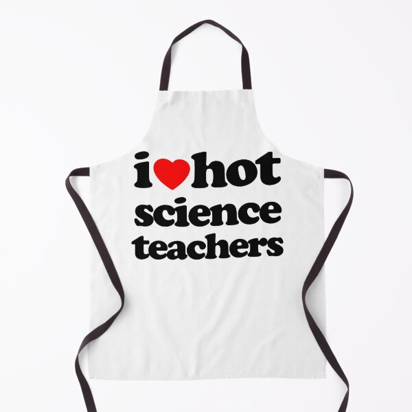 Item preview, I Love Hot Science Teachers STEM Geek Graphic Black Text designed and sold by MathWare MathClips.