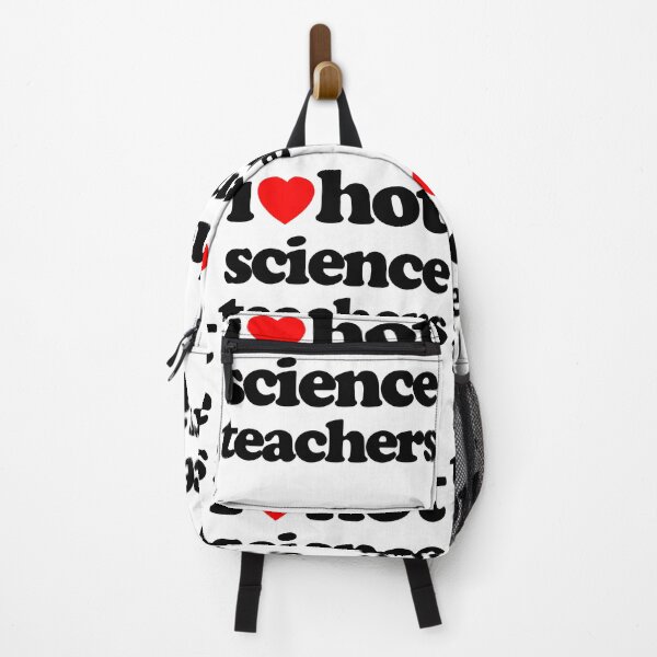 Item preview, I Love Hot Science Teachers STEM Geek Graphic Black Text designed and sold by MathWare MathClips.