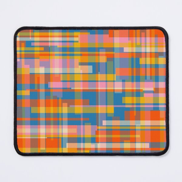 Item preview, Colorful Geometric Deconstructed Plaid Pattern designed and sold by kierkegaard.