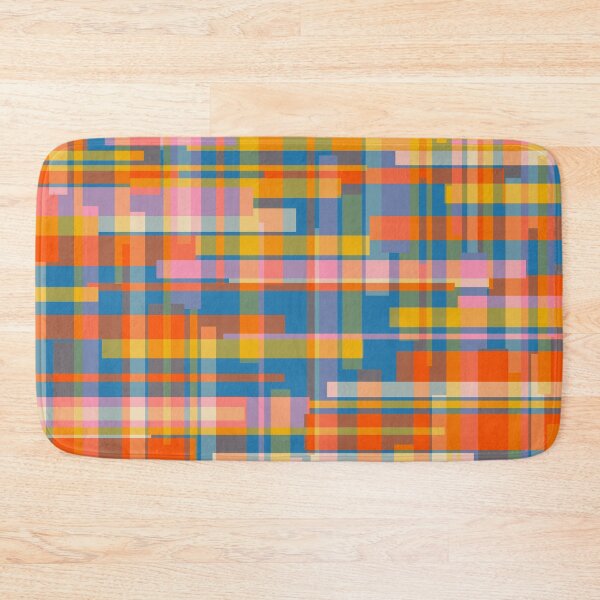 Item preview, Colorful Geometric Deconstructed Plaid Pattern designed and sold by kierkegaard.