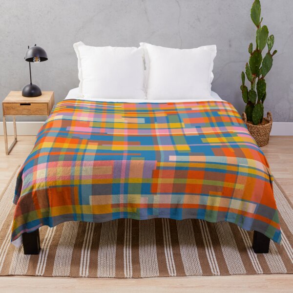 Item preview, Colorful Geometric Deconstructed Plaid Pattern designed and sold by kierkegaard.
