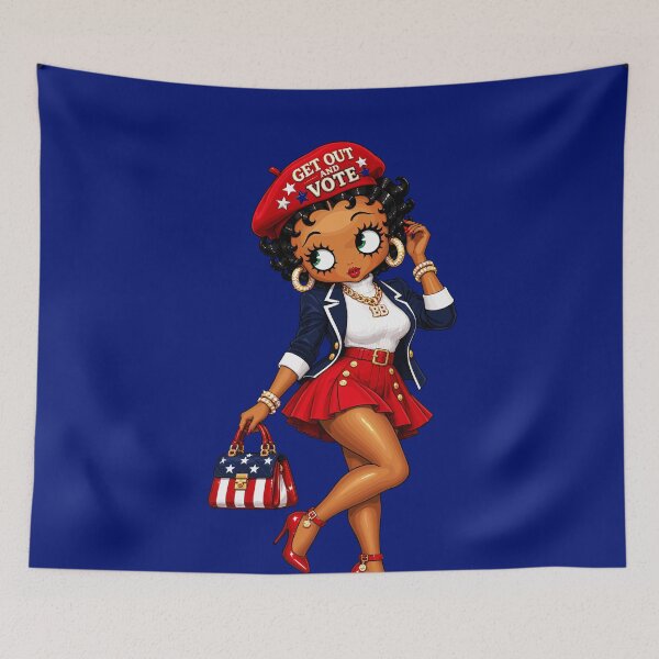 Item preview, Betty Boop Get Out and Vote – Vintage Americana designed and sold by Artbyminga.