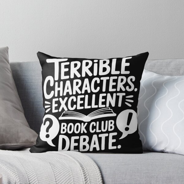 Item preview, Terrible Characters. Excellent Book Club Debate. designed and sold by theartfulaspie.