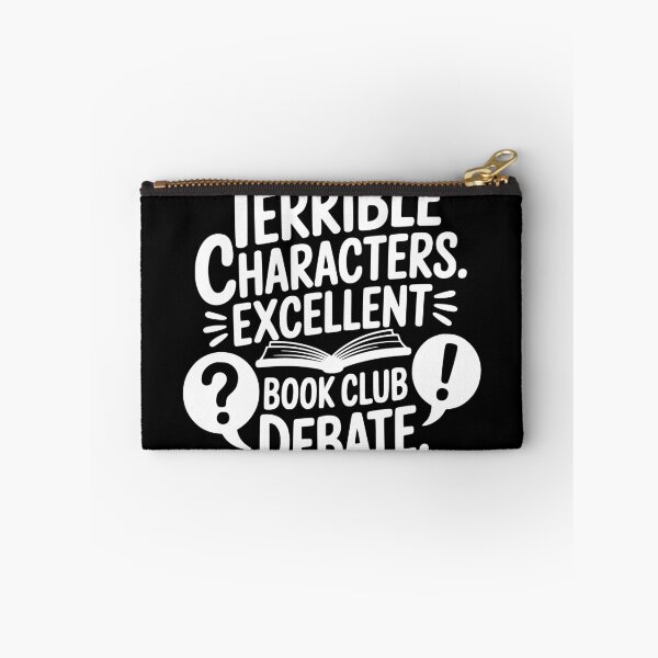 Item preview, Terrible Characters. Excellent Book Club Debate. designed and sold by theartfulaspie.