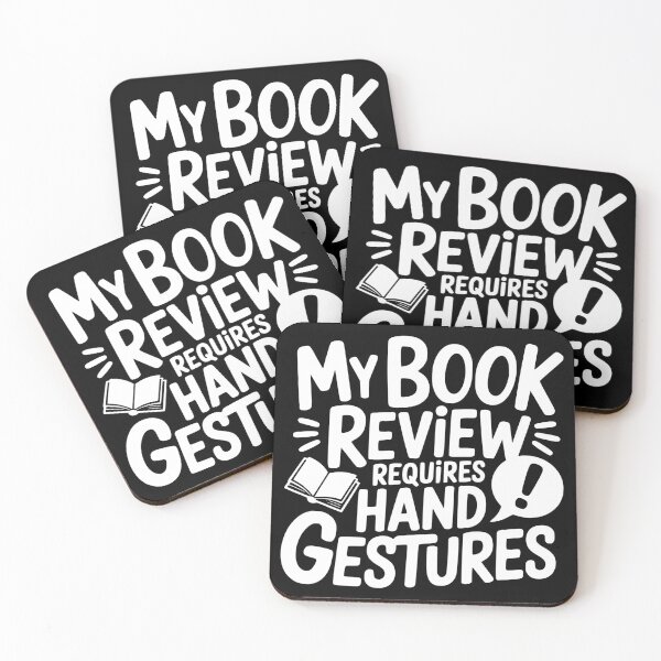 Item preview, My Book Review Requires Hand Gestures designed and sold by theartfulaspie.