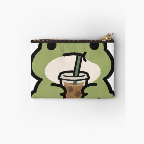 Item preview, Frog with Iced Coffee designed and sold by chookiebookie.