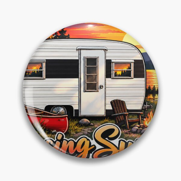 Item preview, Chasing Sunsets Vintage Camper designed and sold by Whiny Hiker.