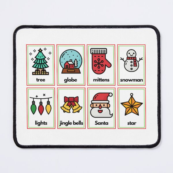 Item preview, Christmas Vocabulary Picture Cards for Teachers and Kids designed and sold by Lorets-Designs.