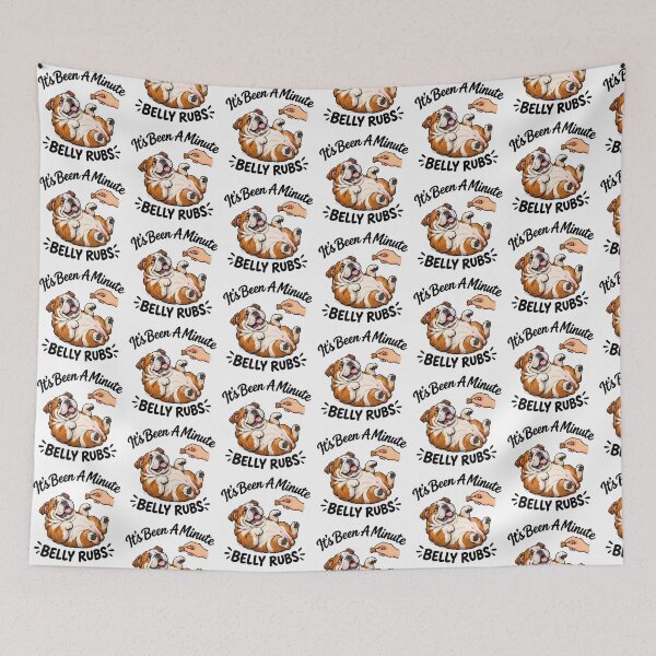 Item preview, Bull Dog - Belly Rubs designed and sold by WoofForTheWorld.