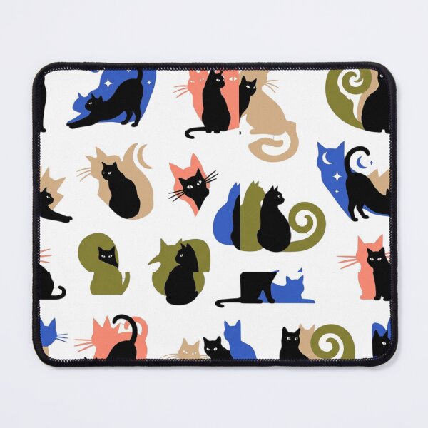 Item preview, Modern Abstract Cat Geometric Color Block Pattern Art designed and sold by mood-draftsman.