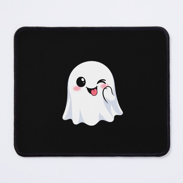 Item preview, Winking Cute Ghost – Playful Halloween Art designed and sold by aliyehc.