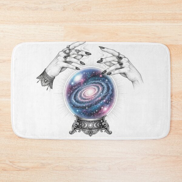 Item preview, Mystical Witch Hands Galaxy Crystal Ball Illustration designed and sold by Rahat3344.