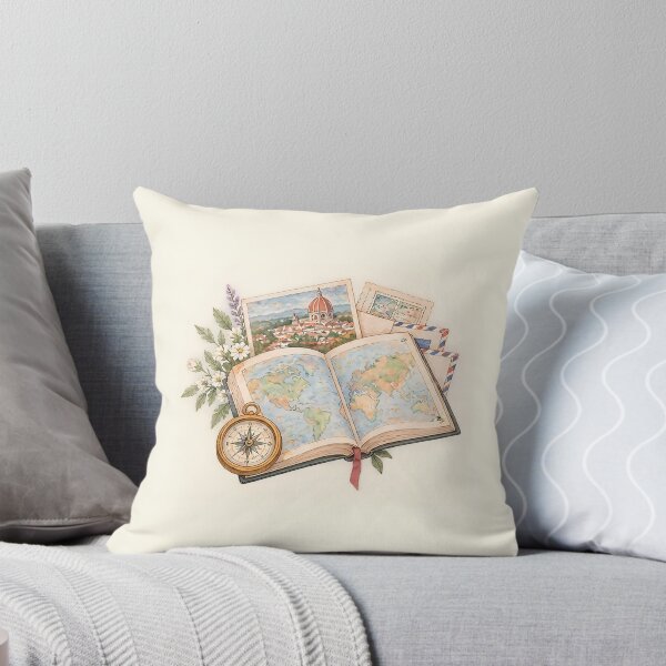 Item preview, Wanderer's Atlas – Map & Compass designed and sold by KWW SHOP.