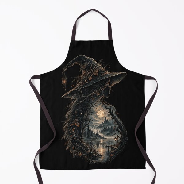 Item preview, Witch of the Moonlit Lake – Gothic Dark Fantasy Design designed and sold by Scarlett-Goods.