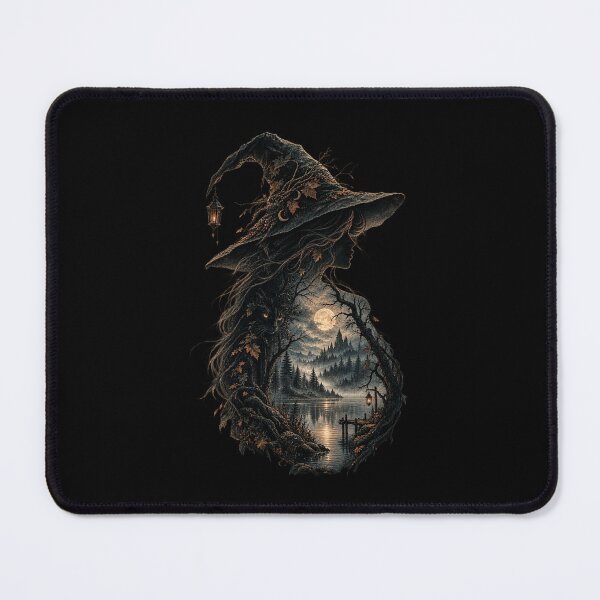 Item preview, Witch of the Moonlit Lake – Gothic Dark Fantasy Design designed and sold by Scarlett-Goods.