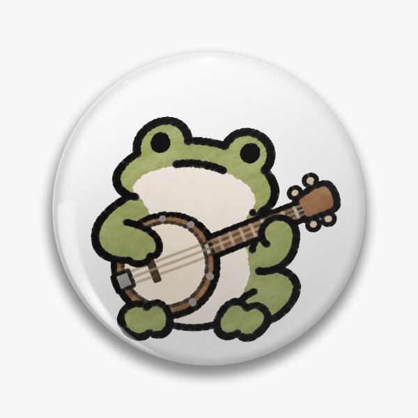 Item preview, Frog with a Banjo designed and sold by chookiebookie.