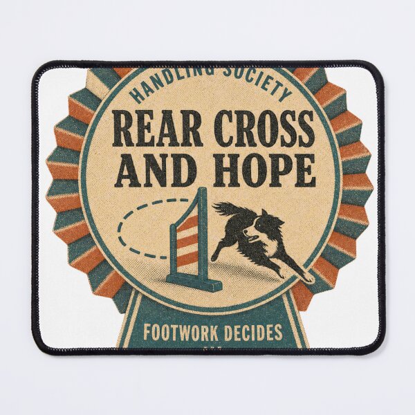 Item preview, Rear Cross Und Hoffen Dog Sport Agility Handling Rosette designed and sold by BoosterShop.