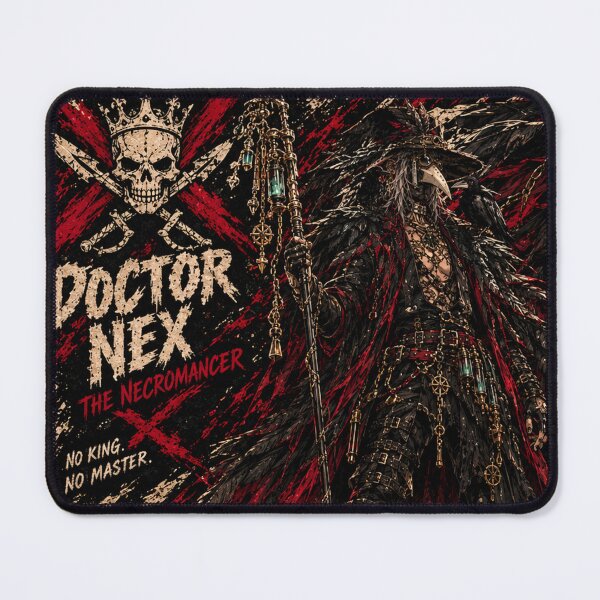 Item preview, Doctor Nex Black Mark Crew Distressed Anime Pirate Poster designed and sold by Boomaroo.