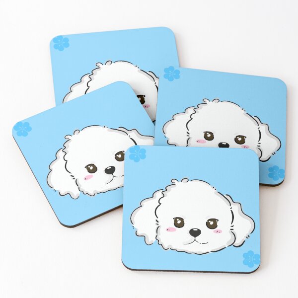 Item preview, White puppy design designed and sold by De Luna.