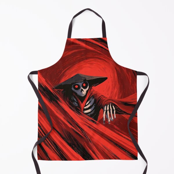 Item preview, Skeleton Samurai Swirling Red Flame Art designed and sold by Lunat1kk.