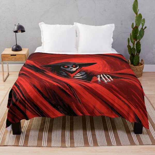 Item preview, Skeleton Samurai Swirling Red Flame Art designed and sold by Lunat1kk.