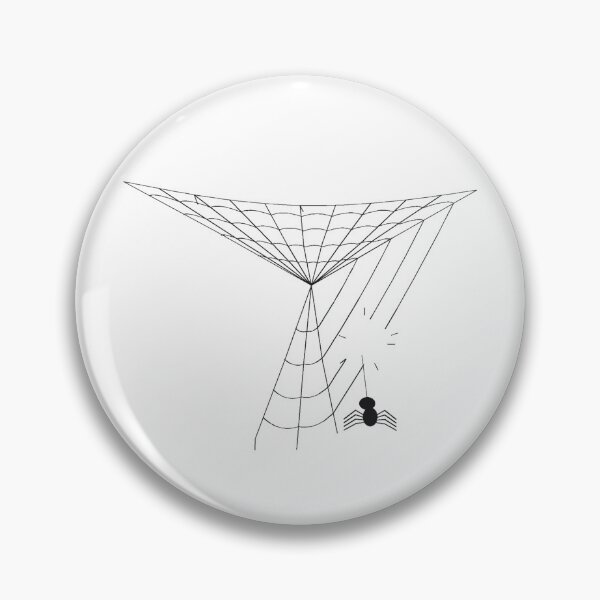 Item preview, Torn Spiderweb Sticker | Dangling Spider Gothic Halloween Decal designed and sold by mryan78.