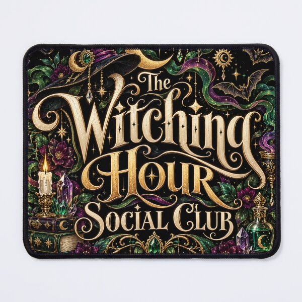 Item preview, The Witching Hour Social Club | Gothic Witch Halloween Magic, Moon & Spellbook Fantasy Design designed and sold by K3DreamKreations .