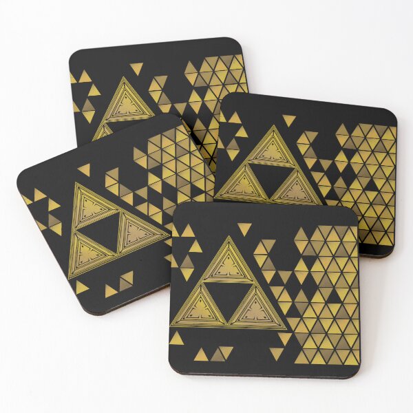 Item preview, triforce with a triangle pattern designed and sold by samuzai.