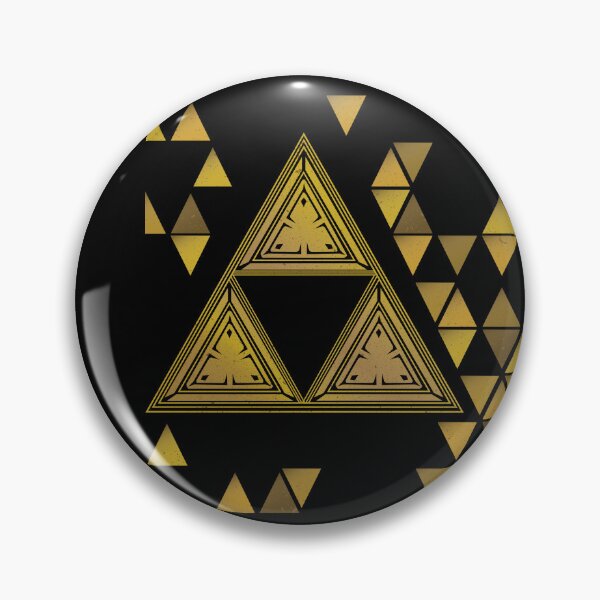 Item preview, triforce with a triangle pattern designed and sold by samuzai.